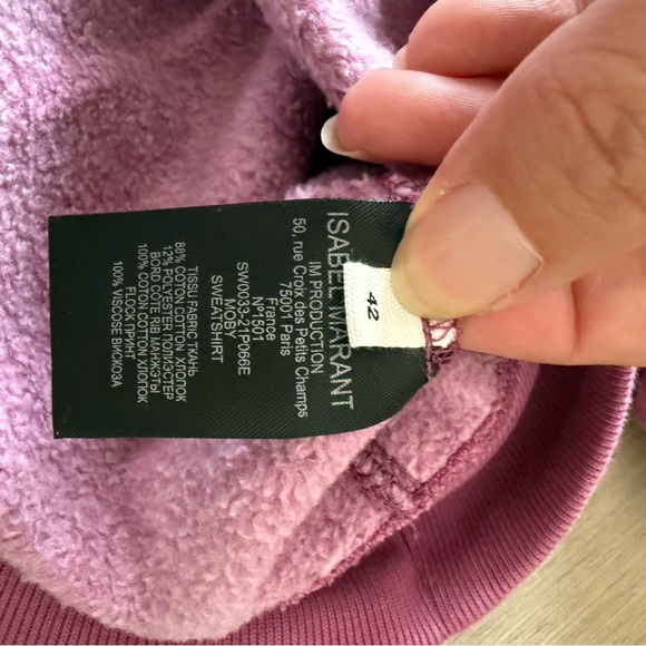 Isabel Marant Purple Sweatshirt - Picture 4 of 6